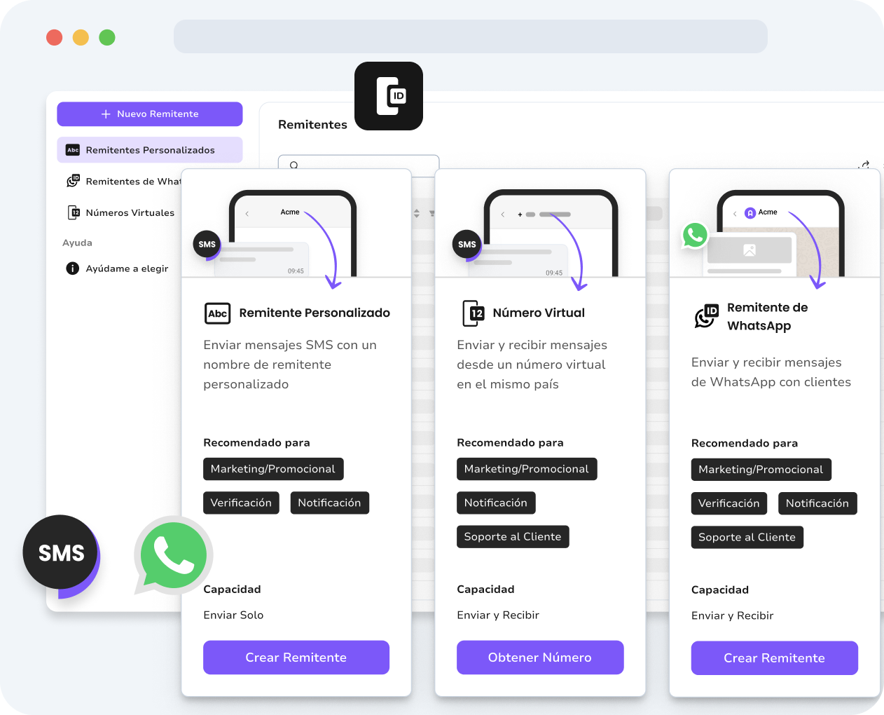 Vista previa del mensaje con un recordatorio para el cliente
