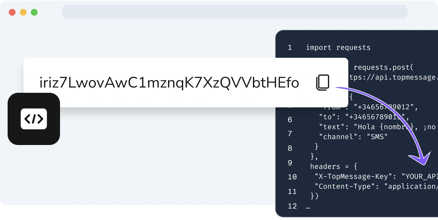 Obtener clave API